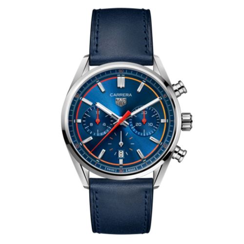 TAG Heuer Carrera Calibre Heuer 02 42 Stainless Steel / Blue